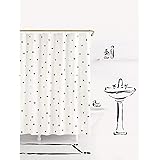 Amazon.com: Kate Spade New York Dahlias Shower Curtain, 72", White/Pink/Yellow : Clothing, Shoes ...