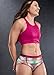 Jockey Women's Underwear Sporties Mesh Hipster, red multi stripe, 7