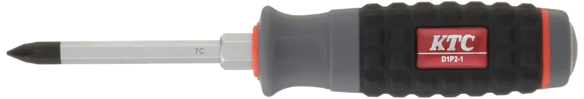 京都機械工具(KTC) 樹脂柄 ドライバー クロス貫通タイプNo.1 D1P21商品画像
