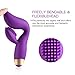 Utimi Rabbit Vibrator Rechargeable G Spot Massager 10-speed Clitoris Stimulaton with 2 Motors