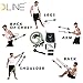 Resistance Bands with Handles,5 Exercise Bands,Door Anchor,Carrying Mesh Bag and 2 Ankle Straps-for P90X Resistance Training,Physical Therapy,Home Workouts