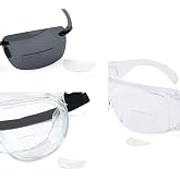 WENDA 3 Pack Stick On Bifocal Lenses Reader Magnifying Adhesive Reading Glasses Add On