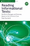 Reading Informational Texts, Book IV: Nonfiction Passages and Exercises Based on the Common Core State Standards (Student Edition)
