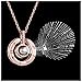 Firsteel 100 Languages Necklace I Love You Necklace Loving Memory Collarbone Jewelry for Women