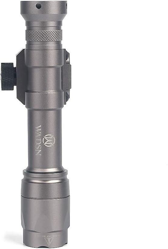 SBGJMY M600C Tactical Torch Flashlight 600 Lumen with Pressure Pad and Tail Button Switch Torch for 20mm Picatinny Rail System (Tan) - Image 3