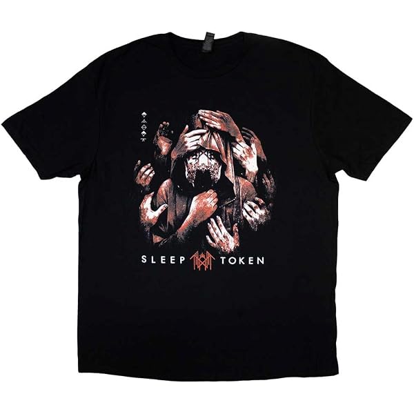 Maglietta Ufficiale Rock Off Sleep Token - Vessel Even In Arcadia - Unisex In Cotone Morbido, Colore Nero