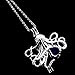 Octopus Pearl Cage - Silver Ocean Octopus Locket Pendant Necklace