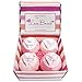 Bath Bombs Gift Set - Luxury Bath Fizzies - Lush Size 6 Ounce Natural Bath Balls - US Made - Love Bomb