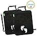 Glangels Car Seat Kick Mats: Pack of 2 Lightweight Protective Backseat Organizer&Large Mesh Storage Bag &No More Dirty Upholstery