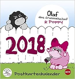 Olaf Und Poppy Das Grummelschaf Postkartenkalender Kalender 2018 Amazon De Bucher