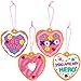 ceiba tree Valentine Cookie Foam Heart Ornament Craft Kit for Valentine’s Day Classroom Party Makes 12