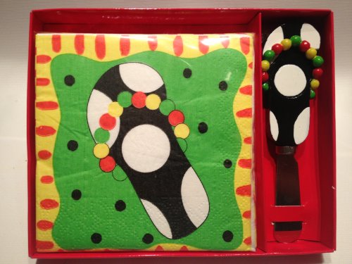 Mainstreet Collection MSC Flip Flop Napkins & Spreader Set