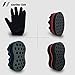 Hair Twist Sponge Big Holes Curl Brush Double Sided Wave Sponge Men and Women Hair Care Tool Kit Tutorial For Dreads Locking Twist Afro Curling Coils (Set of 4)