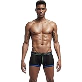 JOCKMAIL Men Mesh Underwear Boxers Trunks Shorts Breathable Crotch Mens Underwear Boxers