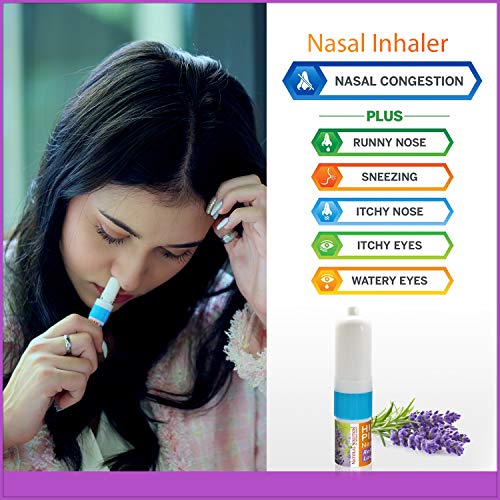 LAVENDER NETI INHALER Sinus & Lung Relief. HIMALAYAN SALT AIR! Respiratory Wellness. Clearing, Healing Ions Aromatherapy. Handy Portable