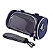 YAZER Bicycle Bags Cycling Cylindrical Portable Bicycle Bike Front Handlebar Bag with Transparent Pouch for Riding and More Outdoor Activities (Dark Blue)