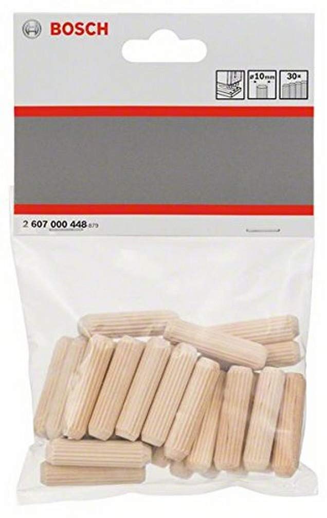 Bosch Accessories Wooden Dowel, Brown, 2607000448