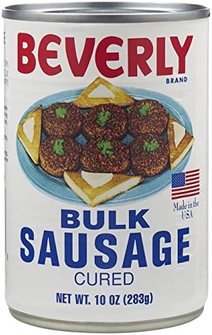 BEVERLY BRAND BULK SAUSAGE - 12/10oz cans