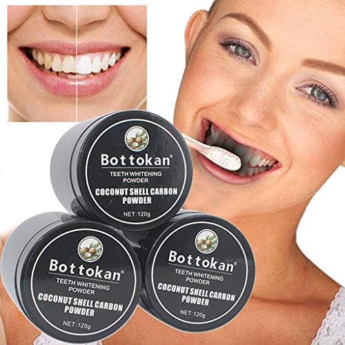 Expxon Carbon Coco Organic Charcoal Teeth Whitening Powder Natural Tooth Polish,Natural Teeth Whitening Powderm Organic Safe Effective Tooth Whitener Solution for Stronger Healthy Whiter Teeth