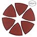 60pcs Triangular Oscillating Sanding Pads 3-1/8 Inch Assorted 40/60/80/100/120/240 Grits Oscillating Multi Tool Sanding Pad for Wood Sanding