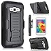 Galaxy Core Prime Case, Galaxy Core Prime Case, Starshop Full Protection Kickstand Case with Belt Clip and Premium Screen Protector Black