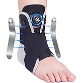 COMFORCE Ankle Brace for Women & Men (US 6-11/Women, 7-10/Men | EU 35-43), Adjustable Metal Support for Sprains, Achilles & Plantar Fasciitis - Breathable Design for Injury Recovery & Sports