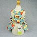 Fitwarm Hamburger Pet Clothes for Dog Dresses Cat Vest Shirts Blue Medium