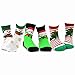 TeeHee Christmas Holiday Novelty Little Kids Toddler Crew Socks 3-Pair (6-8 Years, Santa Claus Snowman)