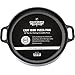 14-inch Cast Iron Pizza Pan, Pre-Seasoned Crispy Crust Round Oven Griddle with Handles for Grilling, BBQ, Baking