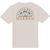 VISSLA Men's Wicked Organic Short Sleeve Tee in Bone M4227WIC