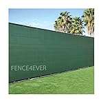 6' x 50' 3rd Gen Olive Dark Green Fence Privacy Screen Windscreen Shade Fabric Mesh Tarp (Aluminum Grommets)