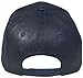 Top Level PU Leather Plain Adjustable Baseball Hats Snapback Closure, Navy