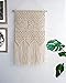 TIMEYARD Macrame Wall Hanging Tapestry - BOHO Chic Home Decorative Interior Wall Decor - Bohemian Ethnic Apartment Dorm Room Art Decor - Living Room Bedroom Decorations, 13.0