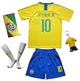 KID BOX Brazil #10 Neymar JR. Kids Home Soccer