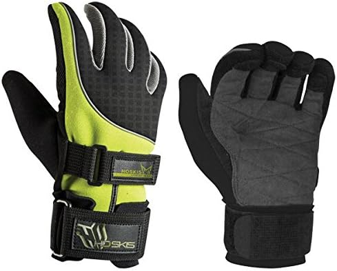 HO World Cup waterski Glove Black/Yellow - MEDIUM