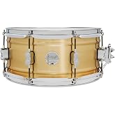 Concept Series 1.2mm Natural Satin Brushed Brass 6.5x14 in. Snare Drum