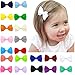Lolitarcrafts Baby Girl None Slip Bow Tie Hair Clip Mixed 20 Color