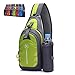 Peicees Chest Crossbody Sling Backpack Bag Travel Bike Gym Daypack for Women Men