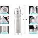 AURANY Mist Spray Water Bottle, Sport Anti-Leak Drinking Water Bottle with Mist Hydration 20oz (White)