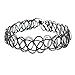Beyond Dreams 3 x Choker Necklace Black Set | Tatto Henna Jewelry Necklace Set of 3 | Black Vintage Gothic Stretch Elastic Choker Collar Necklace 80´s 90´s + + 30 Day No Risk Satisfaction Guarantee