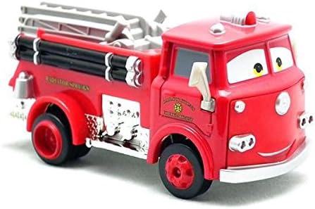 Disney Pixar Friction Cars Speed Up Fire Truck Siren Sound Toy 10" Play Cars Toy
