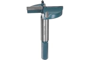 HARFINGTON Forstner Drill Bit 50mm (1-31/32") Carbide Forstner Bits Wood Hinge Hole Opener Cutter with Hex Shank for Woodwork