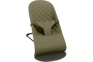 SA ACCESSORIES Fabric Seat for Bouncer - Compatible with Baby Bjorn Bouncer - Dense, Wear-Resistant, Skin-Friendly Cotton - Replacement Covers ONLY, Olive
