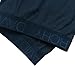 DAVID ARCHY Men's 3 Pack Ultra Soft Micro Modal Boxer Briefs with Fly Drop Needle Style Boxers (M, Navy Blue)