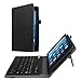 Fintie Folio Keyboard Case for Amazon Fire HD 8 (7th and 8th Gen, 2017 and 2018 Releases), PU Leather Stand Cover with All-ABS Hard Material Removable Wireless Bluetooth Keyboard, Black