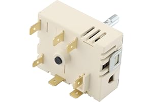 DG44-01006B Range Surface Element Control Switch, Compatible with Samsung Electric Range/Oven, Dual Burner Infinite Switch, R
