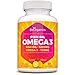 Fish Oil Omega 3 - Fish Oil for Women - Fish Oil for Men - Small Fish Oil for Kids Boys Girls Teens Adults Children - Nordic Ocean Alaska Omega 3 - Pure Super Ultra Burpless Pills