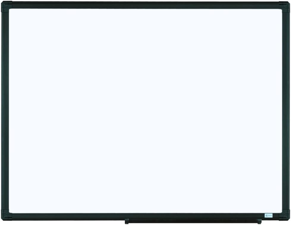 Lockways Magnetic Dry Erase Board - Magnetic Whiteboard/White Board 24 x 18 Inch, Black Aluminium Frame Magnetic Board for School, Home, Office : Office Products