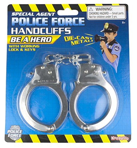 Kangaroo's Costume Accessories Metal Handcuffs