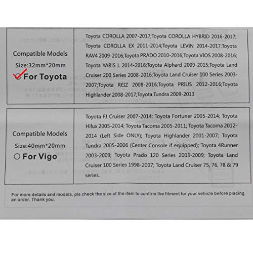 MOTONG for Toyota QC3.0 Dual USB Power Socket, Quick Charge Car Charger USB Adapter for Smartphone/iPad/PDA and More,Max 6.4A Output - Thumbnail 5